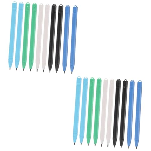 20 STK Tafel schreibkladde mehrfarbiger Stift digital Pen Touchscreen Stift touchpen LCD-Zeichentablett-Stift LCD-Malbrettstift Schreibtablett Stift Zeichentablett Stift Plastik Yardenfun von Yardenfun