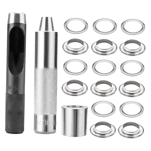 Yardenfun 1 Satz Tarp Eyelet Kit Teiliges Boxed Grommet Installation für Vorhänge und Planen Punch Tool Vielseitig Einsetzbar und Langlebig Yardenfun 1 Satz Tarp Eyelet Kit Teiliges Boxed Grommet Installation für Vorhänge und Planen Punch Tool Vielseitig Einsetzbar und Langlebig von Yardenfun