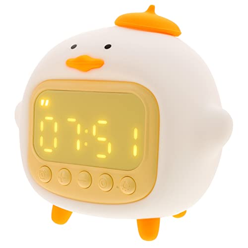 Yardenfun 1satz Kreativer Titel Kawaii Nachtlicht Mit Wecker Multifunktionale Tischlampe Für Kinderzimmer Aus Warmes Licht Dekorativ Und Benutzerfreundlich von Yardenfun
