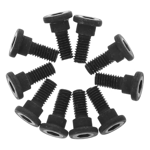 Yardenfun 10 Stück Innensechskantschrauben aus Kohlenstoffstahl Vollgewinde mit Begrenzungsbund Vielseitig für Geräte Reparatur und Montage Yardenfun 10 Stück Innensechskantschrauben aus Kohlenstoffstahl Vollgewinde mit Begrenzungsbund Vielseitig für Geräte Reparatur und Montage von Yardenfun