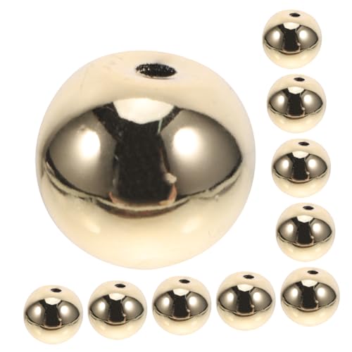 Yardenfun 10 Stück Runde Möbelknöpfe Goldene Schubladenknöpfe für Schränke und Möbel und Praktische Hardware für Zuhause Einfache Installation Passform von Yardenfun