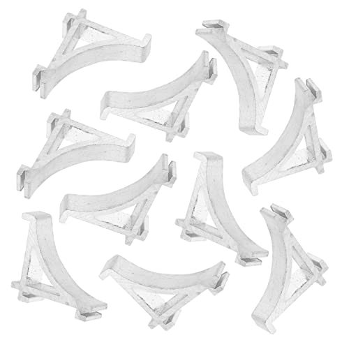 Yardenfun Metall-Kühler-Regalstreben-Set, 10 Stück, Aluminium-Regal-Clip-Unterstützung für Kühlschrank von Yardenfun