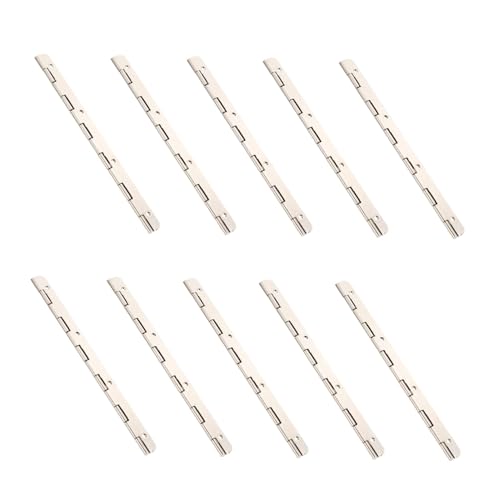 Yardenfun 10 Stück Teiliges Edelstahl Schrank Fensterscharniere mit Öffnungswinkel Leise und Einfach zu Montieren Geeignet für Klappschirme Vitrinen und Holztüren von Yardenfun