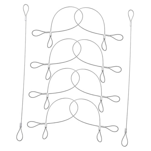 Yardenfun 10 Stück Teiliges Edelstahl Sicherheitskabel mit Doppelschleife Starkes Stahlseil Robustes Tragbares Sicherheitsseil für Gepäck Fahrradschloss und Vielseitige Outdoor Anwendungen Yardenfun 10 Stück Teiliges Edelstahl Sicherheitskabel mit Doppelschleife Starkes Stahlseil Robustes Tragbares Sicherheitsseil für Gepäck Fahrradschloss und Vielseitige Outdoor Anwendungen von Yardenfun