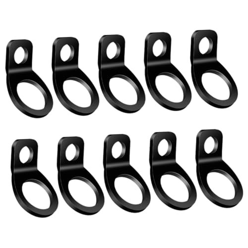 Yardenfun 10 Stück Teiliges Edelstahl Tie Down Haken O ring Zurranker Korrosionsbeständig Stark für Lkw Ladefläche Winter Garage Zubehör Schwarz Yardenfun 10 Stück Teiliges Edelstahl Tie Down Haken O ring Zurranker Korrosionsbeständig Stark für Lkw Ladefläche Winter Garage Zubehör Schwarz von Yardenfun