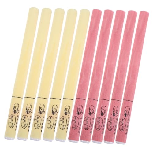 Yardenfun 10 Stück Teiliges Moxa Stick für Bauchmoxibustion Sanfte Wärmetherapie Gleichmäßiges Abbrennen Entspannende Körperbehandlung Geeignet für Spa und Tägliche Anwendung von Yardenfun