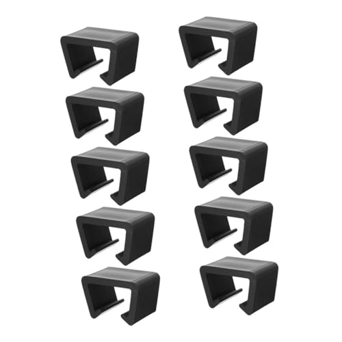 Yardenfun 10 Stück Teiliges Patio Möbelverbinder aus Kunststoff Stabile Wetterfeste Clips zur Sicheren Verbindung von Rattan-Sofas und Flexiblen Gartensofas für Terrasse und Poolbereich von Yardenfun
