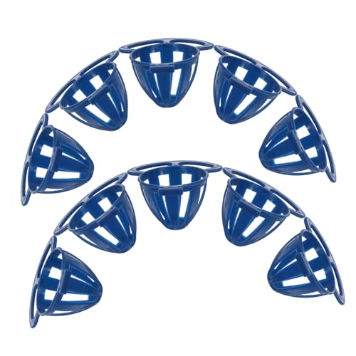 Yardenfun 10 Stück Papageien-Obst Und Gemüsehalter Hängende Futterschale Aus Vogelfutterspender Papageien-futterkorb Plattform-vogelfutterspender Für Sittiche Nymphensittiche Großsittiche Un von Yardenfun