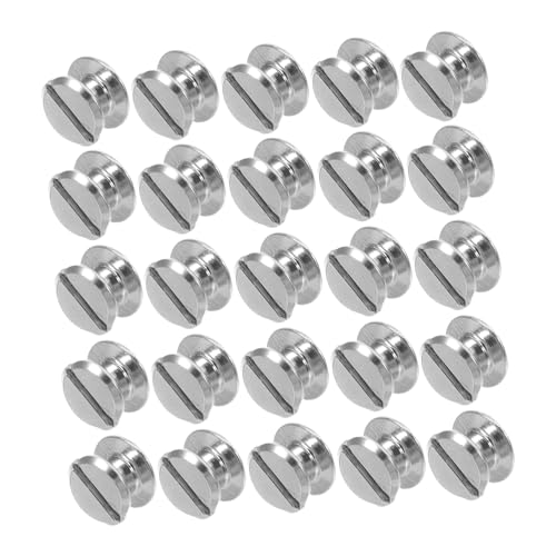 Yardenfun 100 Stück Metall Schraubnieten für DIY Dekoration Fotoalben Aktenordner Effiziente Montage für Vielseitige Anwendungen von Yardenfun