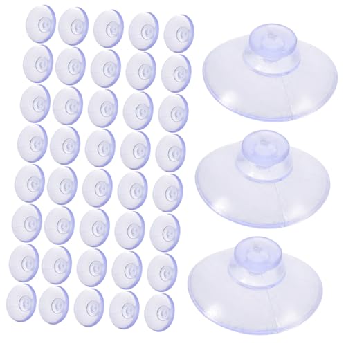 Yardenfun 100 Stück Saugnapf Haken Mini Wiederverwendbare Saugnäpfe mit Starkem Halt für Glasflächen Fenster und Glastische Praktische Aufhänger für Küche und Bad ohne Bohren von Yardenfun