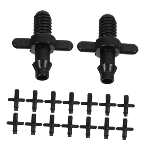 Yardenfun 100 Stück Teiliges Tropfbewässerung Barbed Schlauchverbinder Rohrkupplung mit Gewinde Dichtes Verbindungsstück für Gemüsegarten Blumenbeet Grünfläche DIY Balkon Bewässerungssystem Yardenfun 100 Stück Teiliges Tropfbewässerung Barbed Schlauchverbinder Rohrkupplung mit Gewinde Dichtes Verbindungsstück für Gemüsegarten Blumenbeet Grünfläche DIY Balkon Bewässerungssystem von Yardenfun