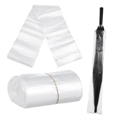 Yardenfun 100stücke Regenschirmtasche Aus Kunststoff Einweg-regenschirmtaschen Schützt Regenschirme Vor Staub Und Feuchtigkeit Für Reisen Und Aufbewahrung von Yardenfun