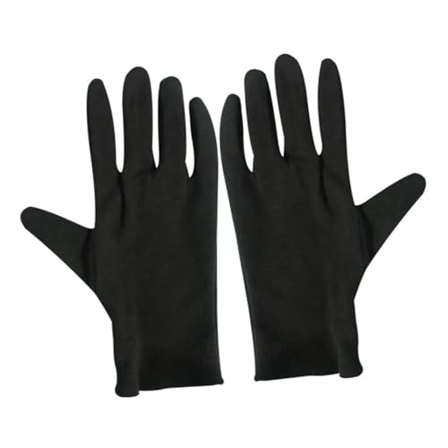 Yardenfun 12 Paare Schwarze Baumwollhandschuhe Mitteldicke Schützende Arbeitshandschuhe Wiederverwendbar Atmungsaktiv für Schmuckinspektion Gartenarbeit Reinigung und Outdoor einsatz S Yardenfun 12 Paare Schwarze Baumwollhandschuhe Mitteldicke Schützende Arbeitshandschuhe Wiederverwendbar Atmungsaktiv für Schmuckinspektion Gartenarbeit Reinigung und Outdoor einsatz S von Yardenfun