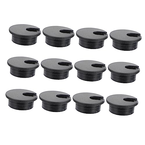 Yardenfun Kabel-Organizer- 12 Stück Schwarze Kabelloch-oberabdeckung Schreibtisch-drahttülle Büro-Schreibtisch-Kabel-Organizer Yardenfun Kabel-Organizer- 12 Stück Schwarze Kabelloch-oberabdeckung Schreibtisch-drahttülle Büro-Schreibtisch-Kabel-Organizer von Yardenfun
