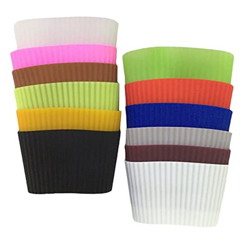 Yardenfun 12 Stück Teiliges Flaschenschutz mit Rutschfestem Design Hitzebeständige und Flexible Flaschenhüllen Geeignet für Glas und Wasserbecher Vielseitig Einsetzbar für Zufällige Farbe Yardenfun 12 Stück Teiliges Flaschenschutz mit Rutschfestem Design Hitzebeständige und Flexible Flaschenhüllen Geeignet für Glas und Wasserbecher Vielseitig Einsetzbar für Zufällige Farbe von Yardenfun