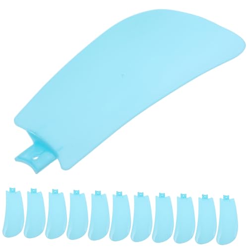 Yardenfun 12 Stück Teiliges Kunststoff-ventilatorflügel für Tisch Wandventilatoren Verstärkte Glatte und Sichere Lüfterblätter in Blau Einfache Montage Langlebiges Ersatzteil für von Yardenfun