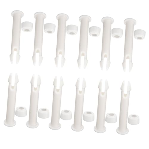 Yardenfun 12 Stück Teiliges Pool Connector Pins aus Robustem Kunststoff Lang mit Weißer Abdeckung Langlebiges Swimming Pool Zubehör für Rechteckige Metallrahmen Inklusive Dichtungen gegen Yardenfun 12 Stück Teiliges Pool Connector Pins aus Robustem Kunststoff Lang mit Weißer Abdeckung Langlebiges Swimming Pool Zubehör für Rechteckige Metallrahmen Inklusive Dichtungen gegen von Yardenfun