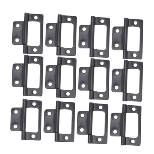 Yardenfun 12 Stück Teiliges Schwere Eisenmetall Scharniere für Möbel Tragfähige Scharniere für Schranktüren Kisten und Klappdeckel Robustes Retro Design Verschleißfest Glatte Oberfläche Yardenfun 12 Stück Teiliges Schwere Eisenmetall Scharniere für Möbel Tragfähige Scharniere für Schranktüren Kisten und Klappdeckel Robustes Retro Design Verschleißfest Glatte Oberfläche von Yardenfun