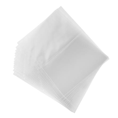 Yardenfun 12Stücke Fotoalbum Seiten Nachfüllseiten für Ordner Wiederverwendbare Fotohüllen Transparente Kartenhüllen für Sichere Postkartenaufbewahrung für Flexible von Yardenfun