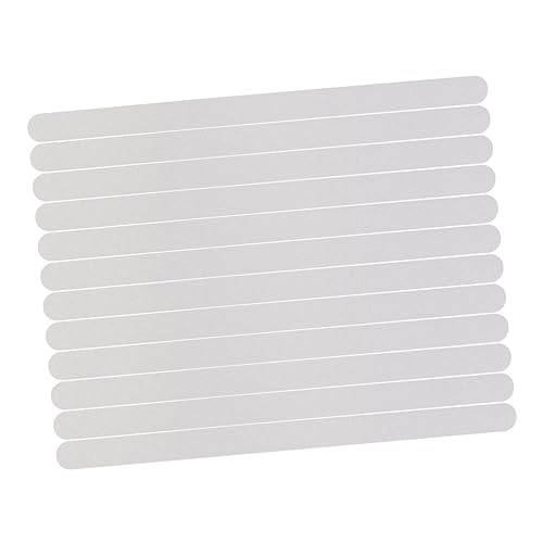 Yardenfun 12Stücke rutschfeste Aufkleber für Bad und Bodenband Transparent für Treppen Leitern und Rampen Einfache Anbringung von Yardenfun