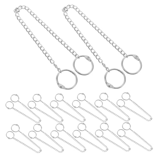 Yardenfun 15 Stück Teiliges Kleine Metall-hängketten mit Haken aus Edelstahl Dekorative Aufhängung für Stellplatzschilder Robuste Ketten zur Klaren Kennzeichnung Reservierter Stellplätze Yardenfun 15 Stück Teiliges Kleine Metall-hängketten mit Haken aus Edelstahl Dekorative Aufhängung für Stellplatzschilder Robuste Ketten zur Klaren Kennzeichnung Reservierter Stellplätze von Yardenfun