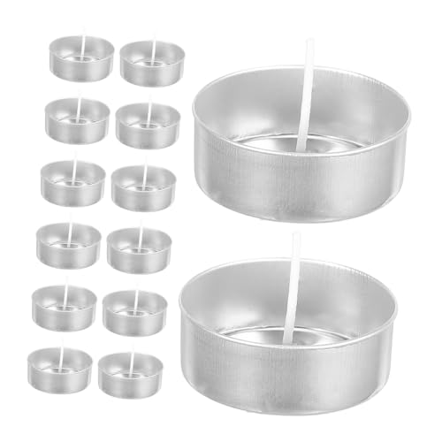Yardenfun 150 Sätze Teiliges Aluminium Teelicht Kerzenherstellungsset mit Dochten Runde Leere Kerzengläser für DIY Kerzen Vielseitig für Hochzeit Weihnachten Geburtstagsfeiern und Yardenfun 150 Sätze Teiliges Aluminium Teelicht Kerzenherstellungsset mit Dochten Runde Leere Kerzengläser für DIY Kerzen Vielseitig für Hochzeit Weihnachten Geburtstagsfeiern und von Yardenfun