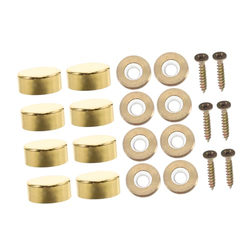 Yardenfun 16 Stück Teiliges Dekorative Schraubkappen aus Robustem Material Einfache Montage Langlebige Flache Schrauben mit Einzigartigem Design für Werbeschilder und Spiegelmontage Yardenfun 16 Stück Teiliges Dekorative Schraubkappen aus Robustem Material Einfache Montage Langlebige Flache Schrauben mit Einzigartigem Design für Werbeschilder und Spiegelmontage von Yardenfun