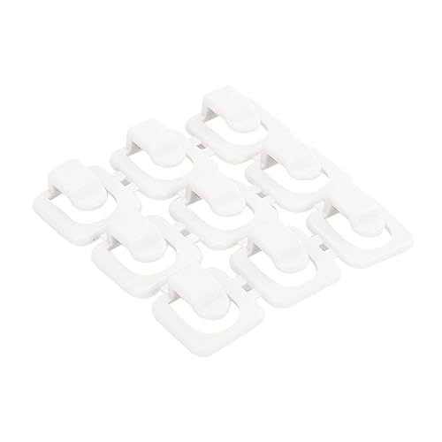Yardenfun Kabel Organizer Clips 18 Stück Selbstklebend für Kabelmanagement Verstellbare Kabelhalter für Ladekabel und USB Kabel Einfache Installation Glatten Oberflächen von Yardenfun