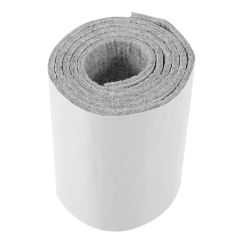 Yardenfun 1Rolle Selbstklebende Filzgleiter für Möbel Dicke Pads für Stuhlbeine Bodenschoner für Hartholzböden Vielseitig Einsetzbar Zuschneidbar von Yardenfun