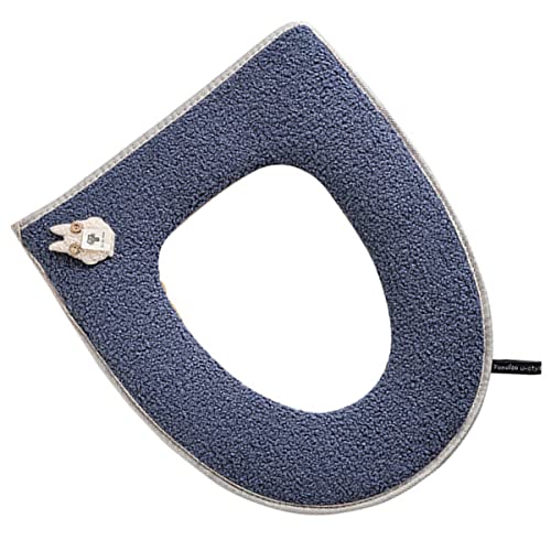 Yardenfun Toilettensitzkissen Pad Mit Reißverschluss Blau Für Badezimmer Toiletten Sitzabdeckung Warm Und Bequem Für Winter Fein Verarbeitet Yardenfun Toilettensitzkissen Pad Mit Reißverschluss Blau Für Badezimmer Toiletten Sitzabdeckung Warm Und Bequem Für Winter Fein Verarbeitet von Yardenfun