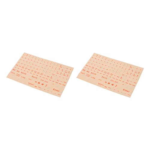 Yardenfun Tastaturaufkleber Englisch 2 Blätter Universelle Desktop Tastatur Sticker Für Laptop Undpc Klare Buchstaben Verschleißfest Schutzfolie Für Computer Geeignet Für Büro Und Yardenfun Tastaturaufkleber Englisch 2 Blätter Universelle Desktop Tastatur Sticker Für Laptop Undpc Klare Buchstaben Verschleißfest Schutzfolie Für Computer Geeignet Für Büro Und von Yardenfun