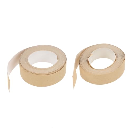 Yardenfun 2 Rollen Lampenschirm Umleimer Band aus Beige und Weiß Selbstklebend für Stehlampe und Tischlampe DIY Lampenschirm Kantenband Langlebig und Stabil für Wohnraumdekoration von Yardenfun