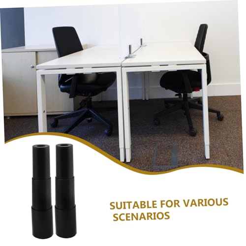 Yardenfun 2 STÜCK Telescoping Chair Cover Set aus Langlebigem Kunststoff Schutz für Hydraulische Gasdruckfedern Staubdicht Vielseitig Einsetzbar für Büro Drehstühle Verlängert Lebensdauer von Yardenfun