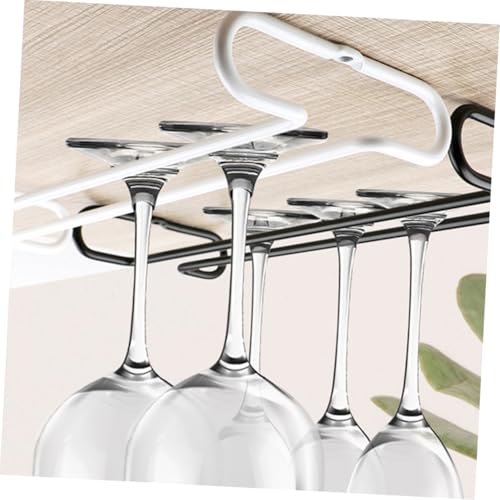 Yardenfun 2 Stck Weinregal Weißer Hängender Weinglashalter Verkehrte Weingläser Organizer Stabile Aufbewahrung für Küche Bar Restaurant Yardenfun 2 Stck Weinregal Weißer Hängender Weinglashalter Verkehrte Weingläser Organizer Stabile Aufbewahrung für Küche Bar Restaurant von Yardenfun