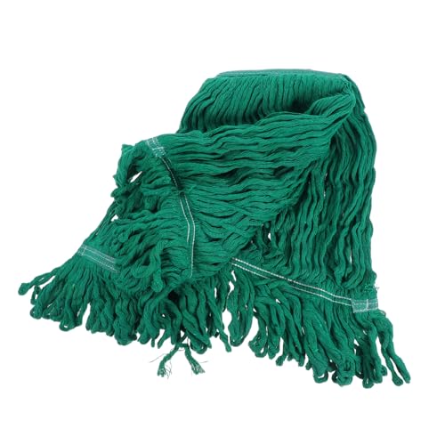 Yardenfun 2 Stück Baumwoll-moppkopf Ersatz Wiederverwendbar Maschinenwaschbar Hohe Wasseraufnahme Robustes Design für Nasse und Trockene Böden Vielseitig für Küche und Bad Einfache Reinigung von Yardenfun