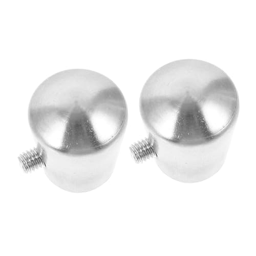 Yardenfun 2 Stück Edelstahl Handlauf Endkappen Rostfreie Möbel Schutzkappen mit Gebürsteter Oberfläche Langlebige Rohrstopfen für Treppenpfosten und Möbelfüße Dekorative Abdeckungen für Yardenfun 2 Stück Edelstahl Handlauf Endkappen Rostfreie Möbel Schutzkappen mit Gebürsteter Oberfläche Langlebige Rohrstopfen für Treppenpfosten und Möbelfüße Dekorative Abdeckungen für von Yardenfun