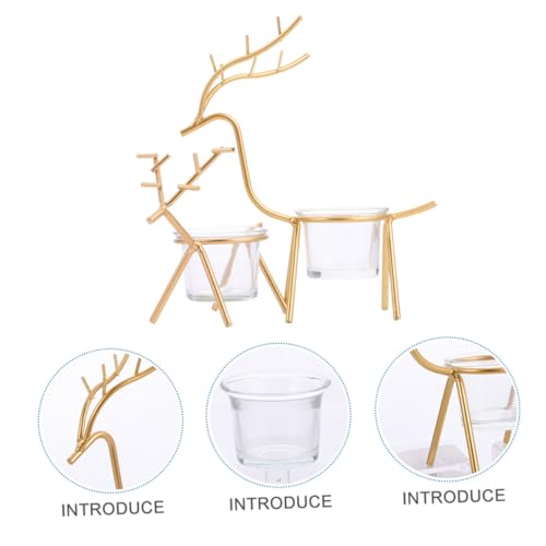 Yardenfun 2 Stück Eleganter Teilig Kerzenhalter mit Design Vintage Kerzenständer und Glas Dekoratives Wohnaccessoire für Wohnzimmer Aromatherapie und Meditationsraum Yardenfun 2 Stück Eleganter Teilig Kerzenhalter mit Design Vintage Kerzenständer und Glas Dekoratives Wohnaccessoire für Wohnzimmer Aromatherapie und Meditationsraum von Yardenfun