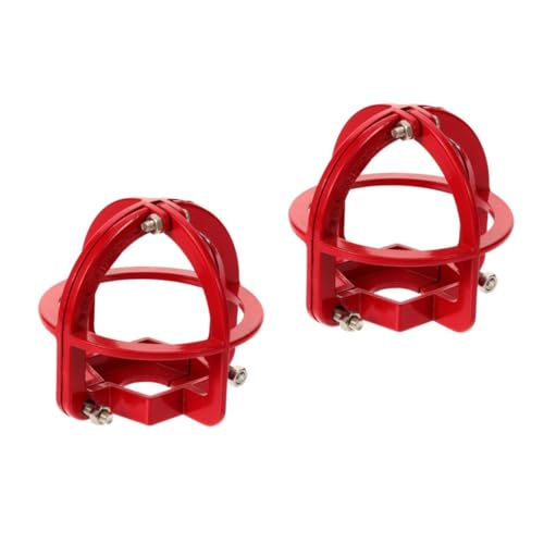 Yardenfun 2 Stück Feuersprinklerkopf Schutzabdeckung Metall Langlebiger Sprinklerkopf Schutzrahmen mit Einfacher Montage Stoßfest Geeignet für Keller Garage Hotels Restaurants Gewerbliche von Yardenfun