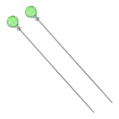 Yardenfun 2 Stück Gartenstecker mit Kristallkugel Metallpflanzenstütze für Innen Außenbereich Stabiles Design Vielseitig Einsetzbar für Blumenvase Garten Wohnraumdekoration Yardenfun 2 Stück Gartenstecker mit Kristallkugel Metallpflanzenstütze für Innen Außenbereich Stabiles Design Vielseitig Einsetzbar für Blumenvase Garten Wohnraumdekoration von Yardenfun
