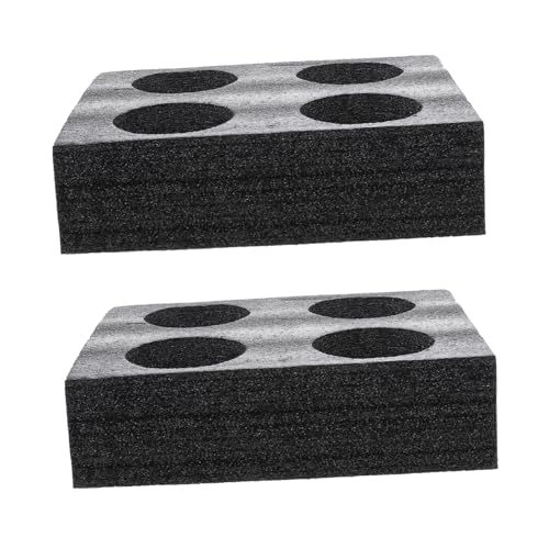 Yardenfun 2 Stück Getränkehalter aus Dickem Tragbares Becherträger Tablett mit Fächern Praktischer Getränketräger für Takeaway Schwarzer Mehrfach becherhalter für Kaffee und Tee Yardenfun 2 Stück Getränkehalter aus Dickem Tragbares Becherträger Tablett mit Fächern Praktischer Getränketräger für Takeaway Schwarzer Mehrfach becherhalter für Kaffee und Tee von Yardenfun