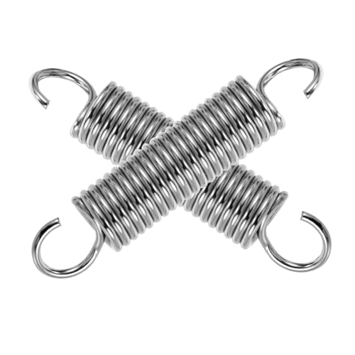 Yardenfun 2 Stück Hängematten Haken mit Teleskopierbarem Federmechanismus Verstellbare Aufhängung für Schaukeln und Hängesessel Langlebige Stahlkonstruktion Werkzeugfreie Montage Vielseitig von Yardenfun