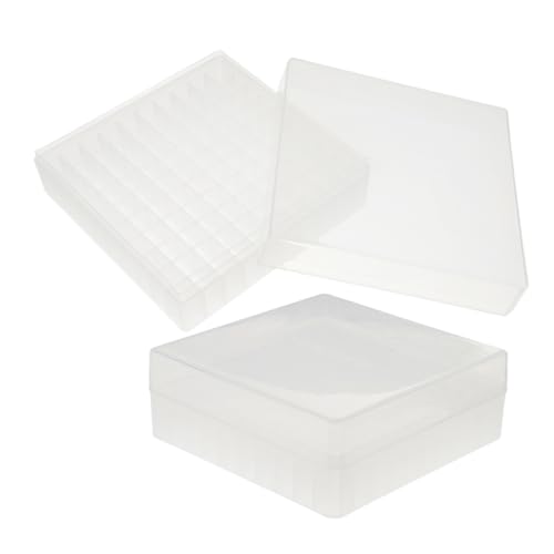 Yardenfun 2 Stück Kryoröhrchen Aufbewahrungsbox Fächer PP Gefrierrohrhalter Schutzbox für Proben mit Dicht Schließendem Deckel für Labor und Gefriertruhe Yardenfun 2 Stück Kryoröhrchen Aufbewahrungsbox Fächer PP Gefrierrohrhalter Schutzbox für Proben mit Dicht Schließendem Deckel für Labor und Gefriertruhe von Yardenfun