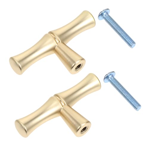 Yardenfun 2 Stück Kupfer Schubladengriff Antik Optik Natur Design Kreativer Möbelknauf Nicht Rostend Vielseitig für Schrank Kommode und Tv möbel von Yardenfun