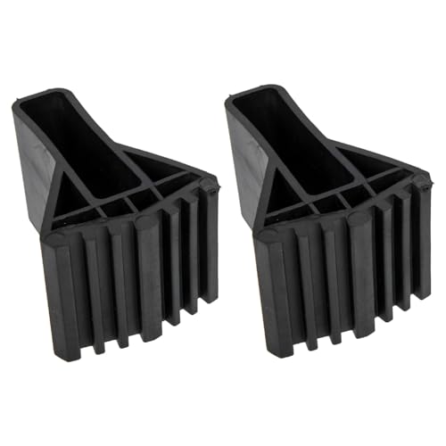 Yardenfun 2 Stück Leiter Fußschoner Rutschfest Langlebig Leiterfußschutz für Boden Schutz Anti rutsch Leiterzubehör Einfach zu Montieren Geeignet für Fliesen Teppich von Yardenfun
