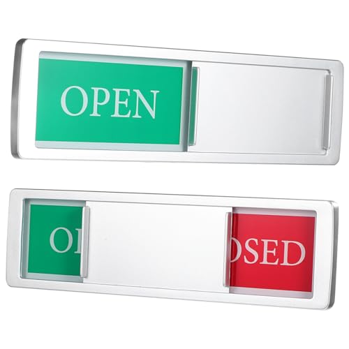 Yardenfun 2 Stück Magnetische Geschirrspüler Schilder Acryl Doppelseitig Open Closed Zeichen für Spülmaschine Waschmaschine Privatsphäre Anzeige Langlebig und Sichtbar von Yardenfun