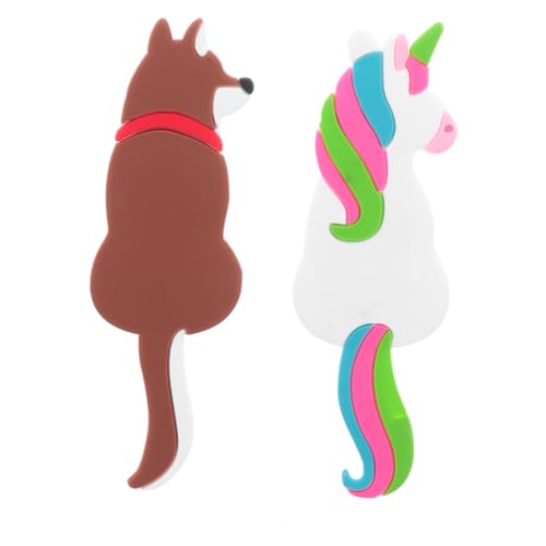 Yardenfun 2 Stück Magnetischer Kühlschrankhaken Cartoon Tiermotiv Starke Haftkraft Biegsamer Metallhaken zur Küchenorganisation und Aufbewahrung ohne Bohren Praktische Magnete für Yardenfun 2 Stück Magnetischer Kühlschrankhaken Cartoon Tiermotiv Starke Haftkraft Biegsamer Metallhaken zur Küchenorganisation und Aufbewahrung ohne Bohren Praktische Magnete für von Yardenfun