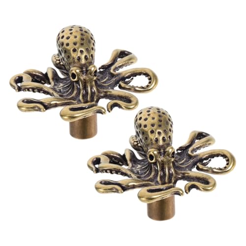 Yardenfun 2 Stück Messing Schrankknöpfe Vintage Nautisch Metallgriffe Meerestier Design für Kommode Kleiderschrank Küchenschränke Badezimmer Türgriffe Yardenfun 2 Stück Messing Schrankknöpfe Vintage Nautisch Metallgriffe Meerestier Design für Kommode Kleiderschrank Küchenschränke Badezimmer Türgriffe von Yardenfun