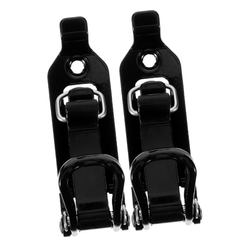 Yardenfun 2 Stück Metall Klemmhalter für Dachträger Auto Stabile Befestigungsklemme für Schaufel und Gartengeräte Rutschfester Halterungsklammer Vielseitig Montierbar für Werkzeug und von Yardenfun