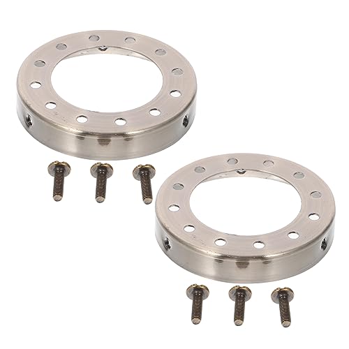 Yardenfun 2 Stücke Kronleuchter Ersatzteile Metall Lampenschirm Abdeckung Decke Lampe Zubehör Leuchten Dekorative Wohnkultur Yardenfun 2 Stücke Kronleuchter Ersatzteile Metall Lampenschirm Abdeckung Decke Lampe Zubehör Leuchten Dekorative Wohnkultur von Yardenfun