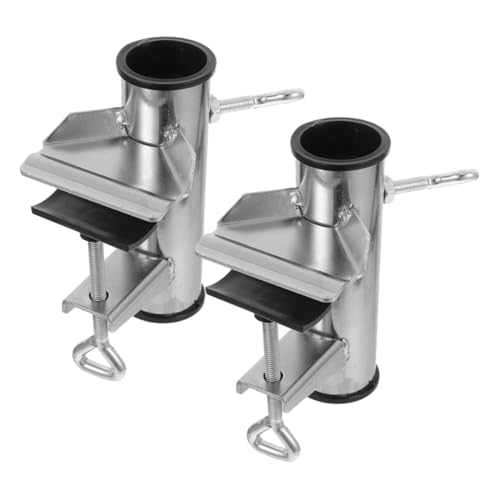 Yardenfun 2 Stück Outdoor Sonnenschirmhalterung Tischklemme aus Verzinktem Wetterfeste Korrosionsbeständige Fixierung für Balkon Terrasse Stabiler Sonnenschirmbefestigungsclip Yardenfun 2 Stück Outdoor Sonnenschirmhalterung Tischklemme aus Verzinktem Wetterfeste Korrosionsbeständige Fixierung für Balkon Terrasse Stabiler Sonnenschirmbefestigungsclip von Yardenfun